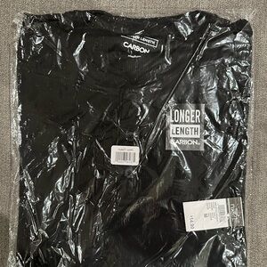 Carbon Black Long Sleeve Henley